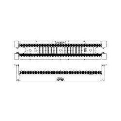 Commscope 558839-1 | 110Connect XC System Cross-Connect Wiring Block Assembly, 110 punchdown, 50-pair