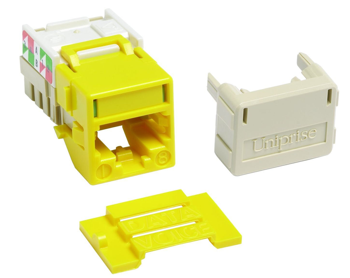 CommScope 760149948 | M-Series Modular Jack, RJ45, Cat6A Unshielded, Yellow