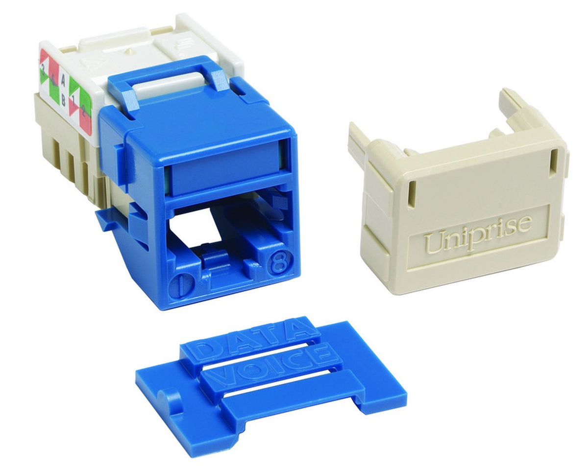 CommScope 760150011 | M-Series Modular Jack, RJ45, Cat6A Unshielded, Blue