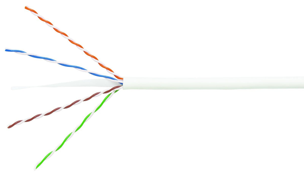 CommScope 760177410 | GigaSPEED XL 5071A ETL Verified Category 6 U/UTP Cable, LSZH, non-plenum CMR rated, yellow jacket, 4 pair count, 3000 ft (914 m) length, reel