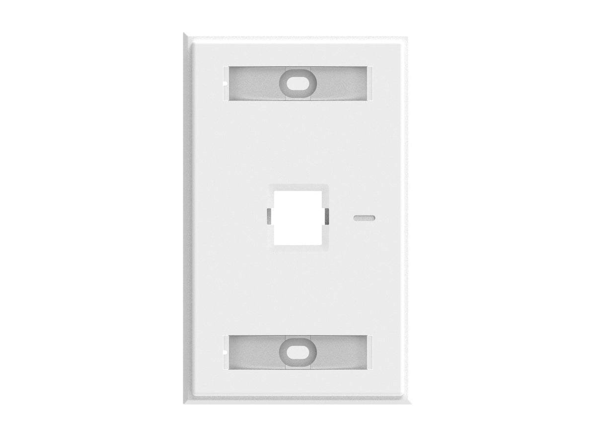 CommScope 760249144 | Faceplate Kit, Labelled, 1-gang, 1 port, pro white