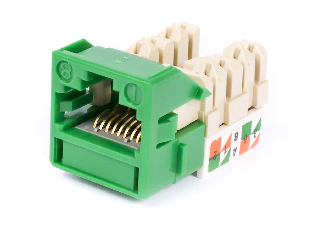 CommScope CC0020867/1 | M-Series Modular Jack, RJ45, Cat6 Unshielded, Green