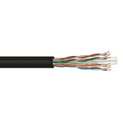 Commscope CS34O BLK C6 4/24 U/UTP RL 1KFT | 24-4P UTP SOL BC CAT 6 PE/PE