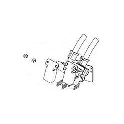 Commscope E-501-L41 | FDF Dual Cable Clamp Plate Kit, doubles number of clamping positions on frame from 32 to 64, 8 in