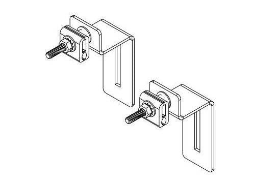 CommScope EM2200-001 | OFDC-C12 Strand mount bracket, set of two hangers with mounting hardware