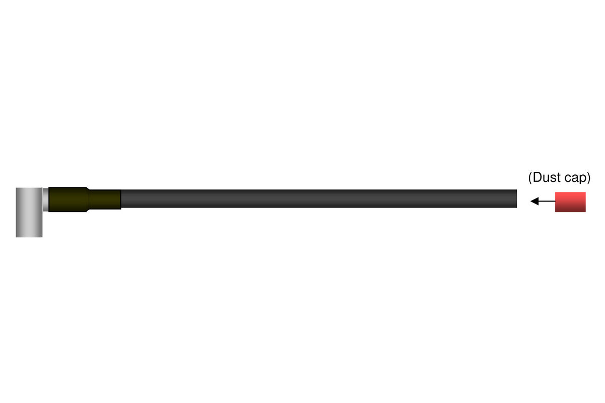 CommScope F1RNA-PDR | FSJ1RK-50B SureFlex Jumper with interface type 7-16 DIN Male Right Angle, variable length