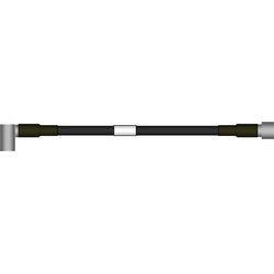 Commscope F1RN-PNFNR | Fsj1Rk-50B Jumper With Interface Types N Female And N Male Right Angle, Variable Length
