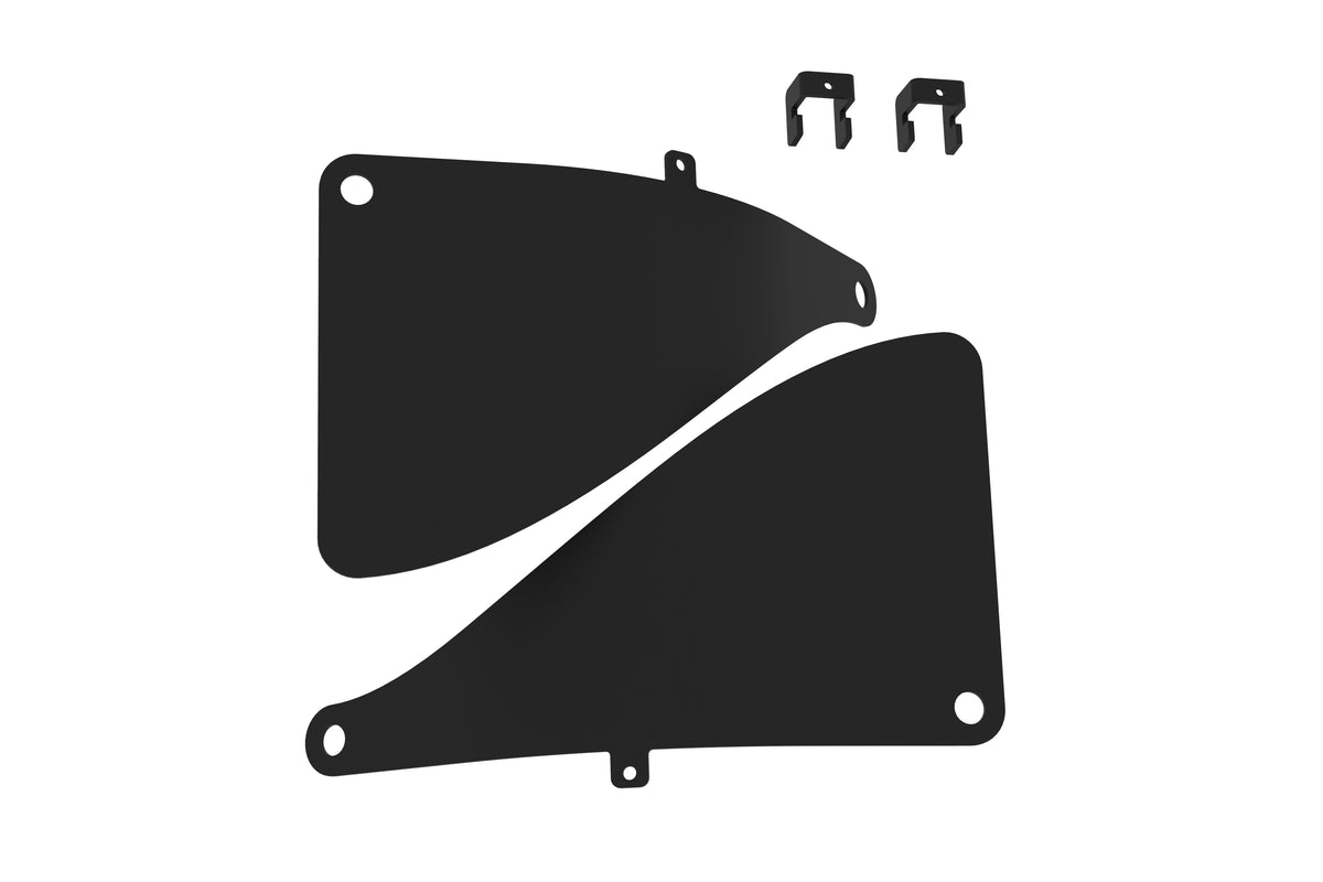 Commscope FGS-CD4E-B | FiberGuide Metal Cover for 45° Down Elbow, 4x6in, Black