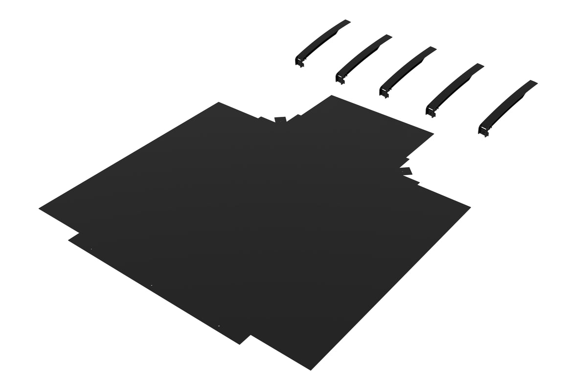 Commscope FGS-FHRT-H/F | FiberGuide Fabric Cover for Horizontal T with 4x12in Exit, 4x24in, Black