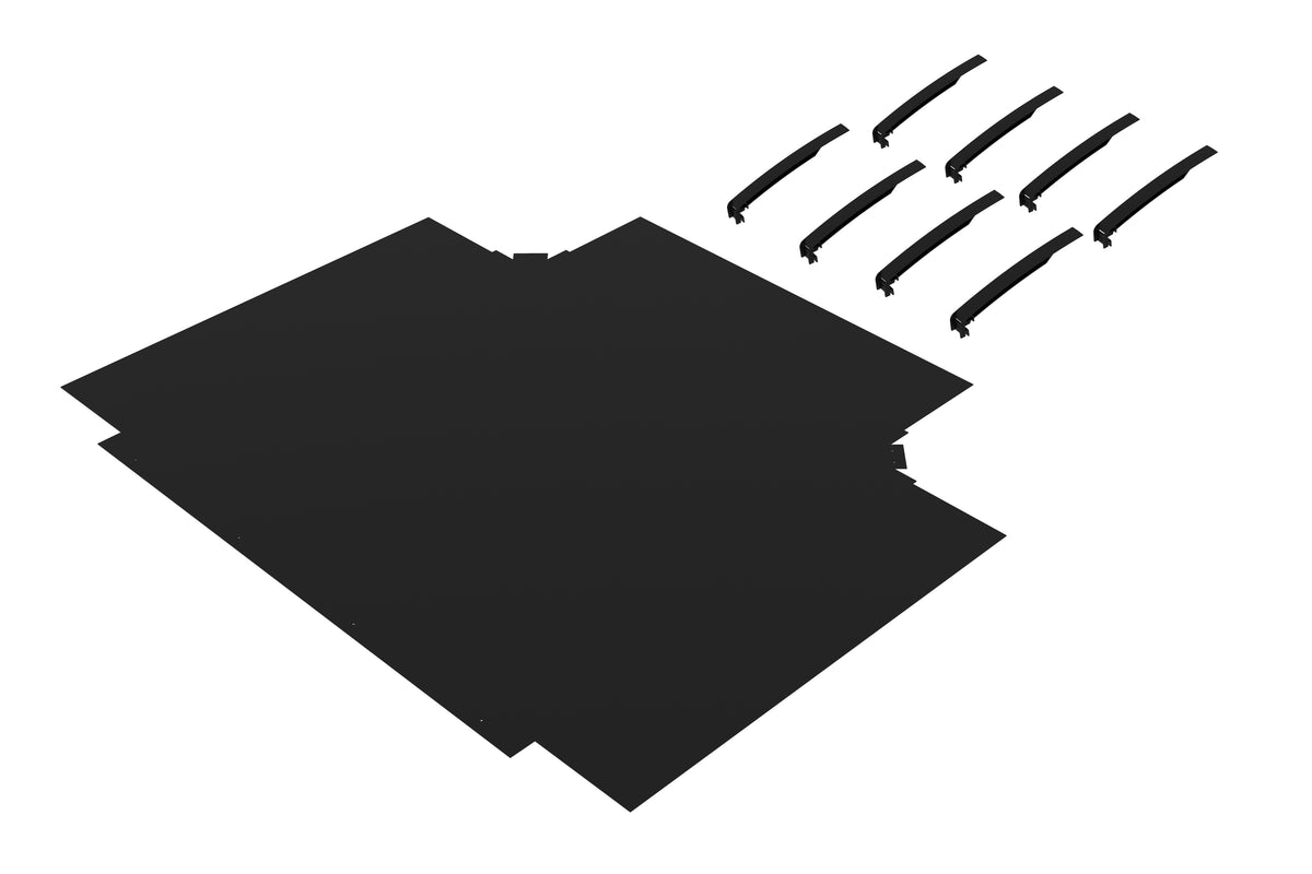 CommScope FGS-FHRT-H | FiberGuide Fabric Cover for Horizontal T, 4x24in, Black