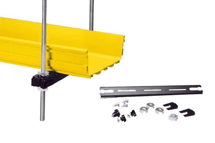 CommScope FGS-HETP-F-12MM | FiberGuide Existing Threaded Rod Trapeze Bracket Kit, 12mm for 4x12in System