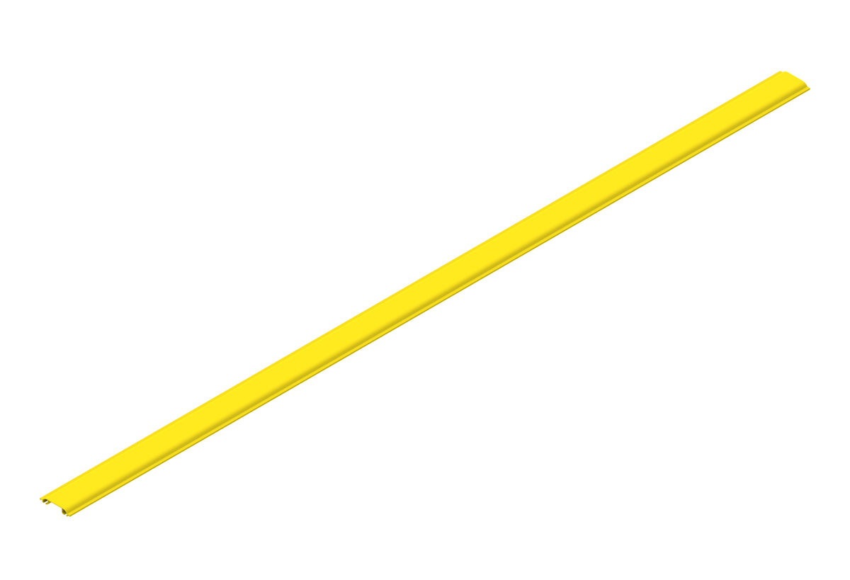 Commscope FGS-MSHC-J | FiberGuide Hinged Cover for Horizontal Straight Section, 2x2in, Yellow