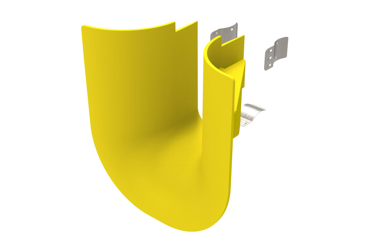Commscope FGS-MTRM-DS | FiberGuide Vertical Trumpet Flare Kit, 2x4 in, Yellow