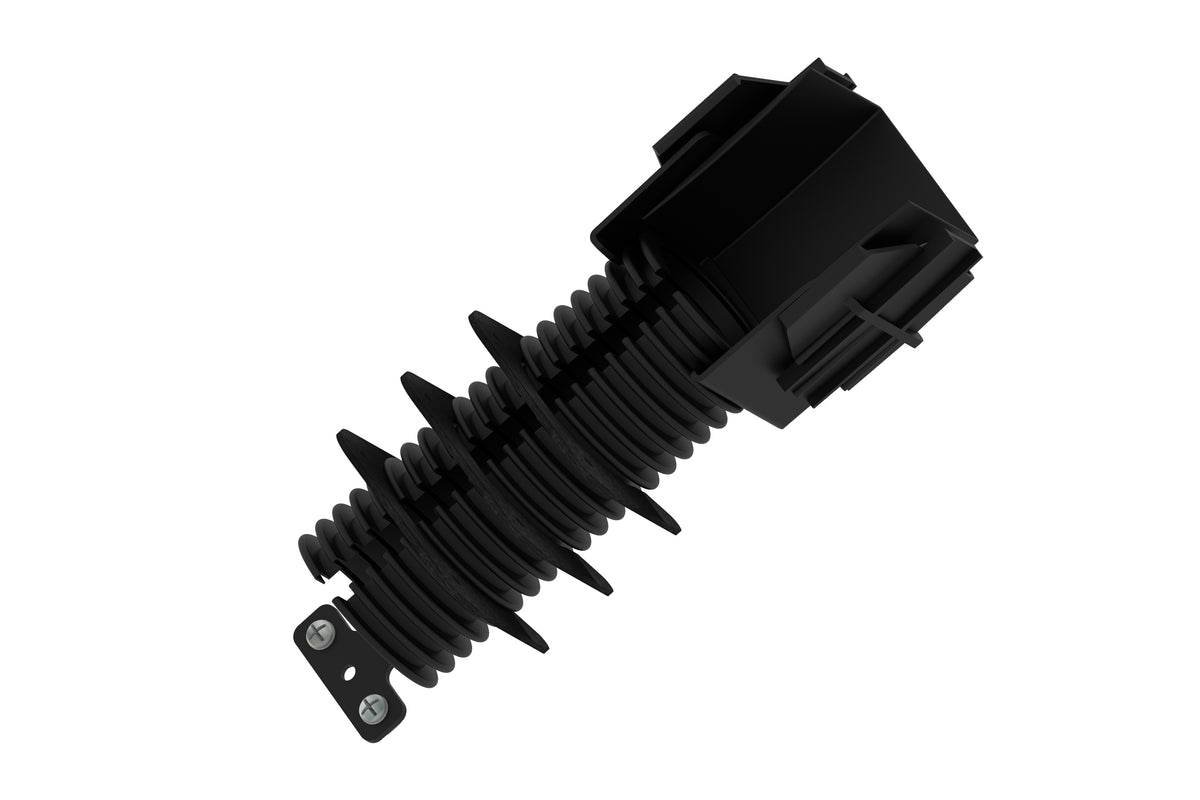 Commscope FGSB-MEX1-C-10F | FiberGuide Single 2in Flex Tube Attachment, 2x2in, 10ft Length, Black