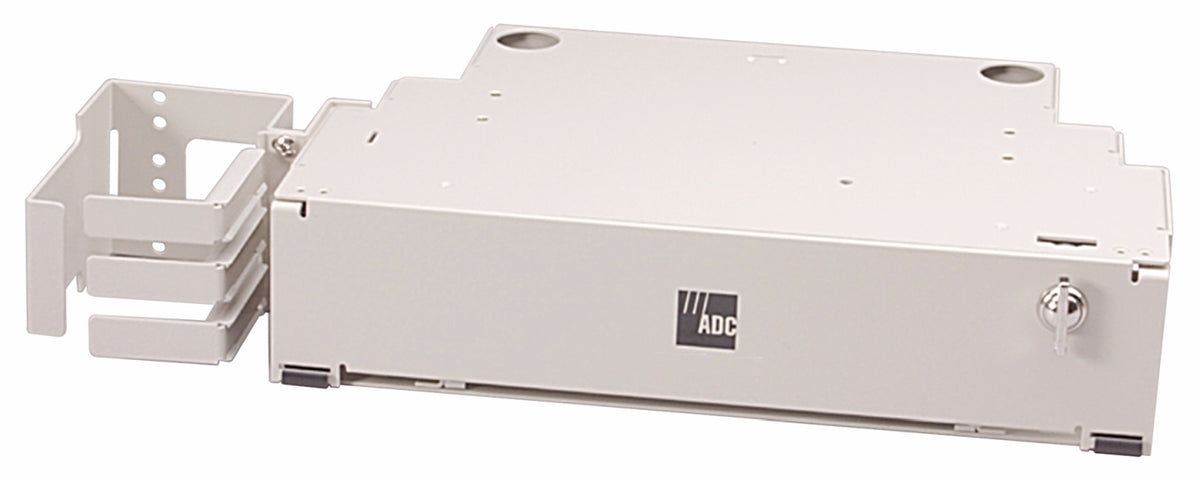 Commscope FL2-48SPNL | FL2000 Fiber Splice Panel, unloaded, for 48 splices, 19 in, 2RU, putty white