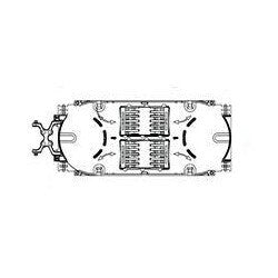 Commscope FOSC-ACC-A-TRAY-24-SMV60 | FOSC  Fiber Optic Splice Tray Kit, includes 25 splice protection sleeves