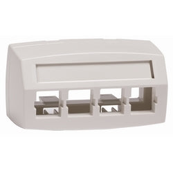 Commscope M14CE-E-262 FACEPLATE 0.08SNAP | 4-PORT MODULAR FURNITURE