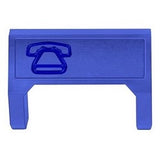Commscope M60A-318 Icon, M60 Telephone Information Outlet Icon Insert, Blue
