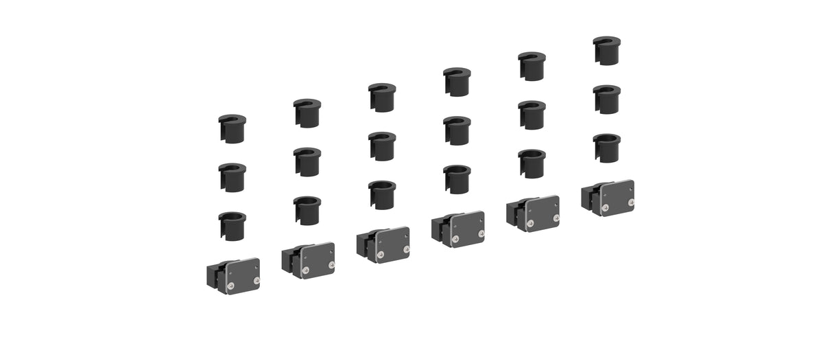 Commscope NG4-ACCCLMPEXP1 | NG4access Cable Clamp Kit, for securing 6 OSP or IFC cables at the top of the frame