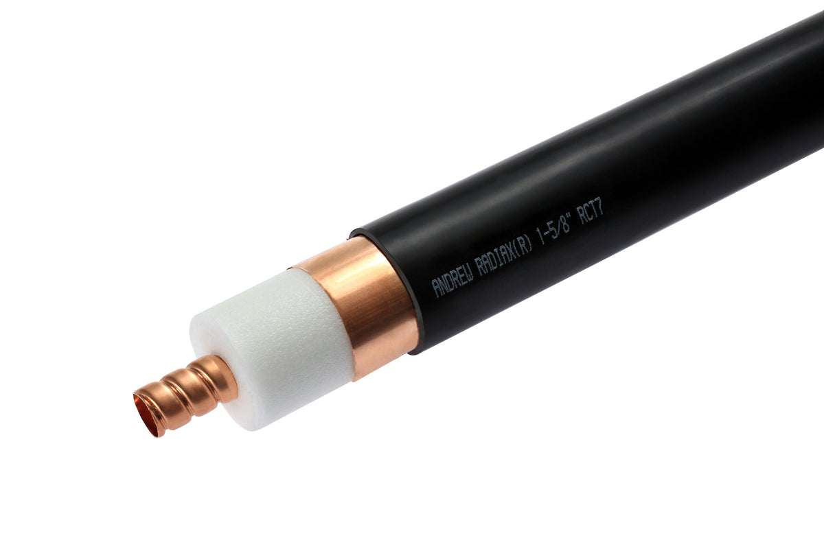 Commscope RCT7LTC4ARNAM | Rct7, Radiax Coaxial Radiating Cable With Bump, 70–960 Mhz, Tuned Foil, 1-5/8 In, Black Non-Halogenated, Fire Retardant Polyolefin Jacket