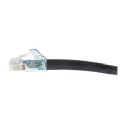 Commscope Systimax Solutions CPCSSZ2-01F004 | Gigaspeed X10D 360Gs10E Solid Low Smoke Zero Halogen Cordage Modular Patch Cord, Black Jacket, 4 Feet