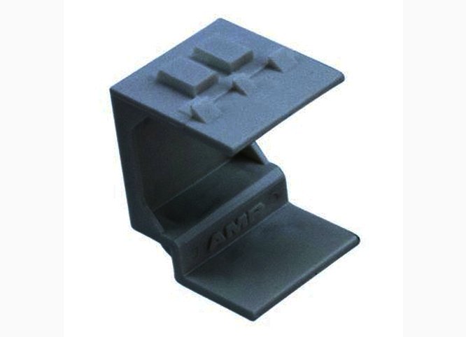 Commscope 1116412-2 | SL Series Blanking Insert for Faceplate, toolless, black