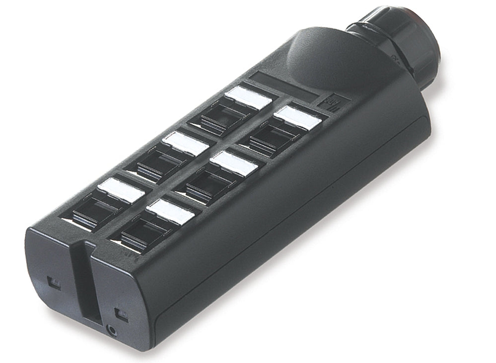 Commscope 2153216-6 | MiniPod, category 6, 6 port, unloaded with angled adapters, unshielded