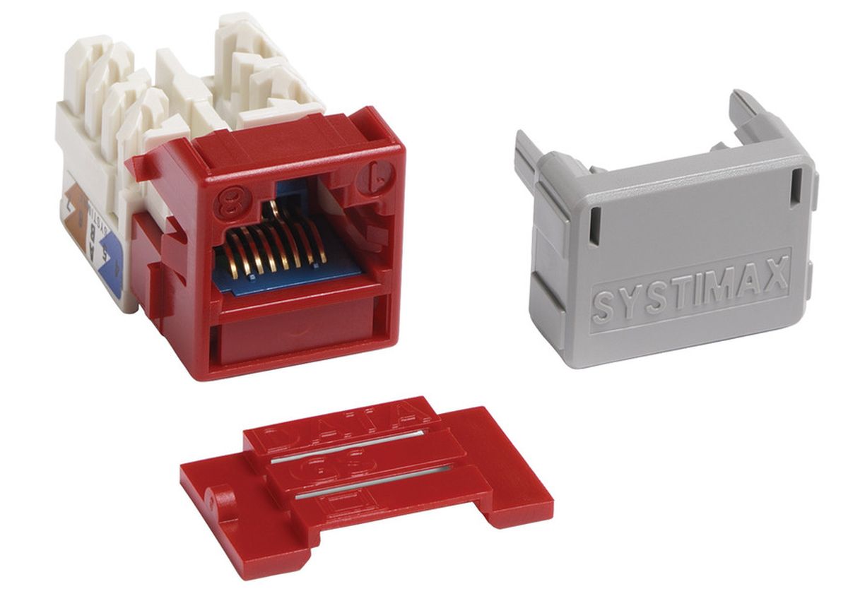 Commscope MGS600-317 | GigaSPEED X10D MGS600 Series Information Outlet, red