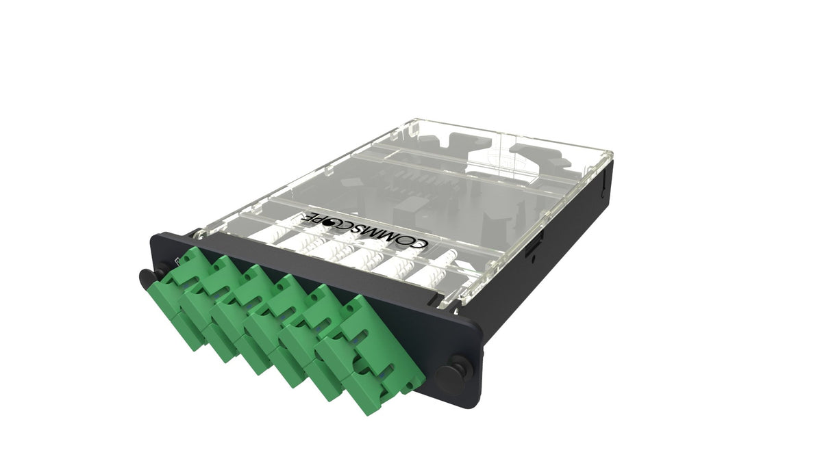 Commscope PNL-CS-12SAW-PT | TeraSPEED Splicing cassette, 12SC APC , 900?m