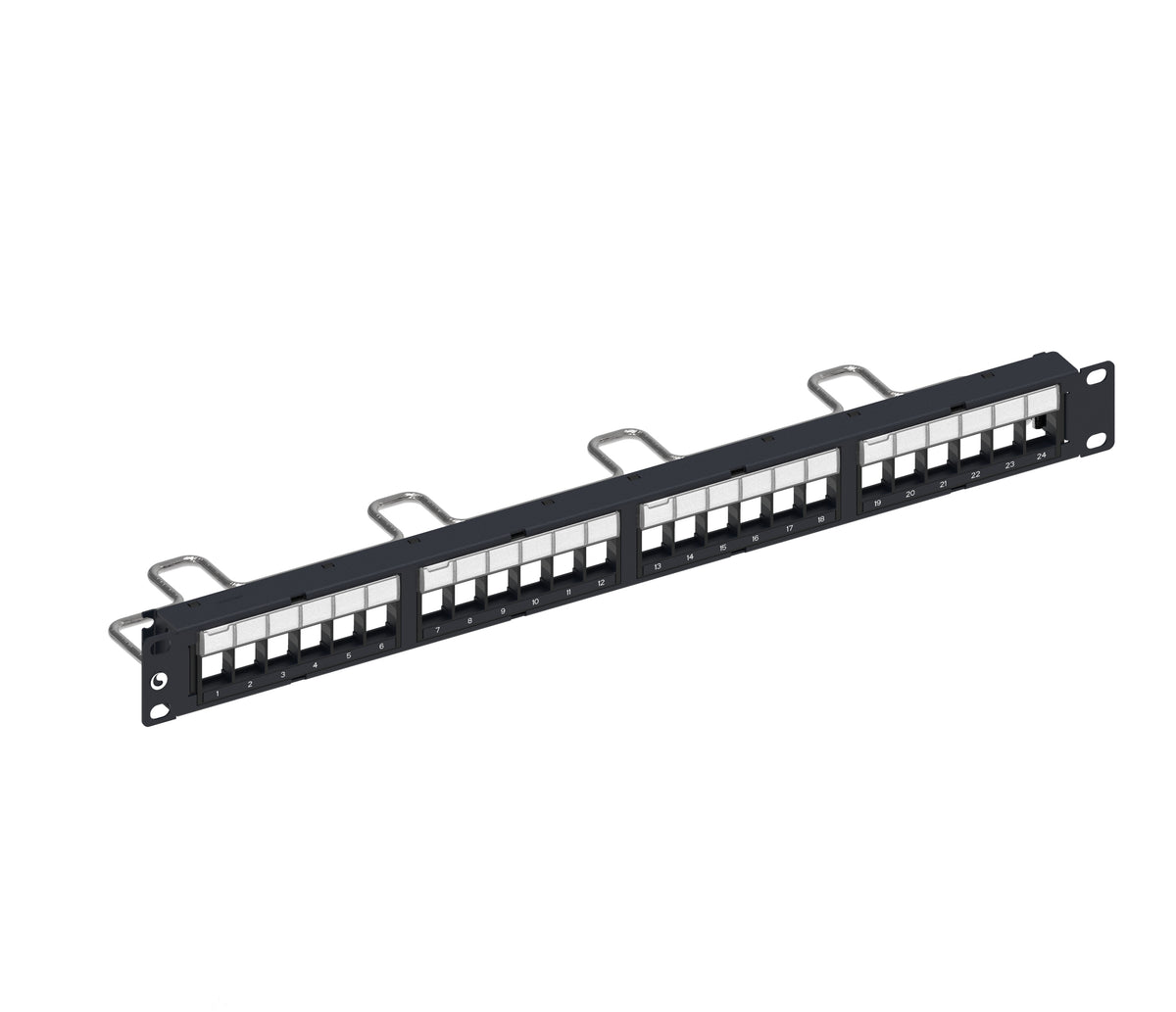 Commscope CPP-SDDM-SL1U24 | Discrete Distribution Module Panel, SL, STP, 1U, 24 port