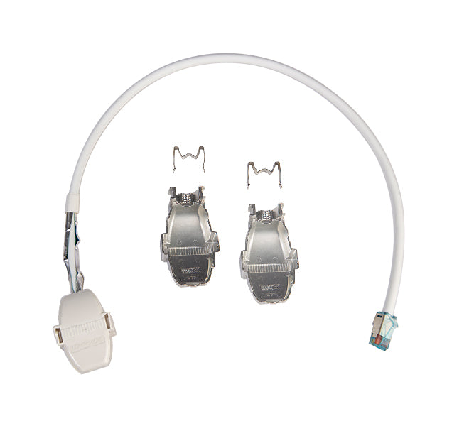 Commscope COP1KW2-88F011 | Category 6A, F/UTP Cord, Shielded, Plenum, RJ45 to Ceiling connector, 11 ft, White