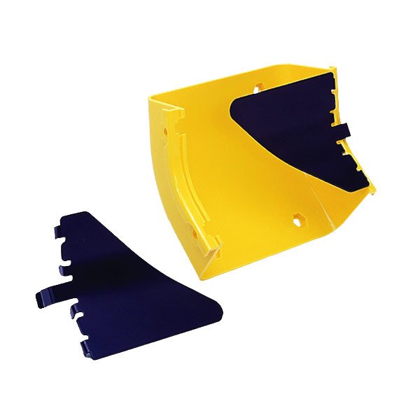 Commscope FGS-MU4E-G | FiberGuide 45° Up Elbow, 2x6in, Yellow