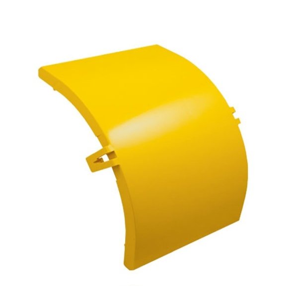 Commscope FGS-SD4E-B | FiberGuide Snap-on Cover for 45° Down Elbow, 4x6in, Yellow