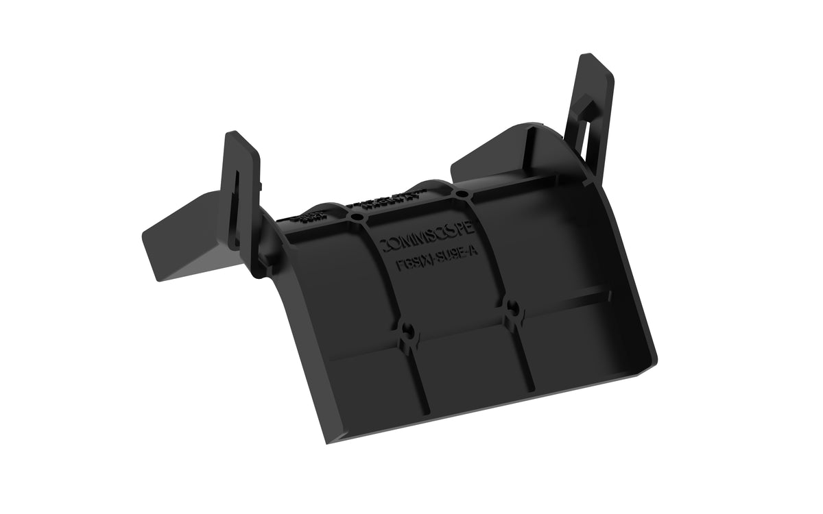 Commscope FGSB-SU9E-A | FiberGuide Snap-On Cover for 90° Up Elbow, 4x4in, Black