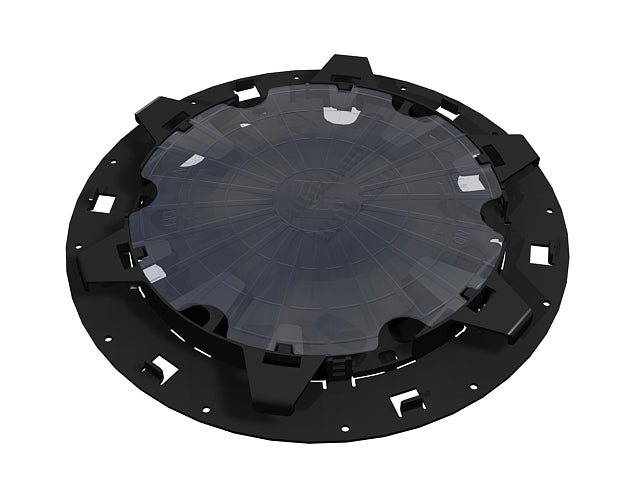 Commscope FST-DRS24-NT | Fiber Optic Round Splice Tray, holds 24 heat shrink splice protectors