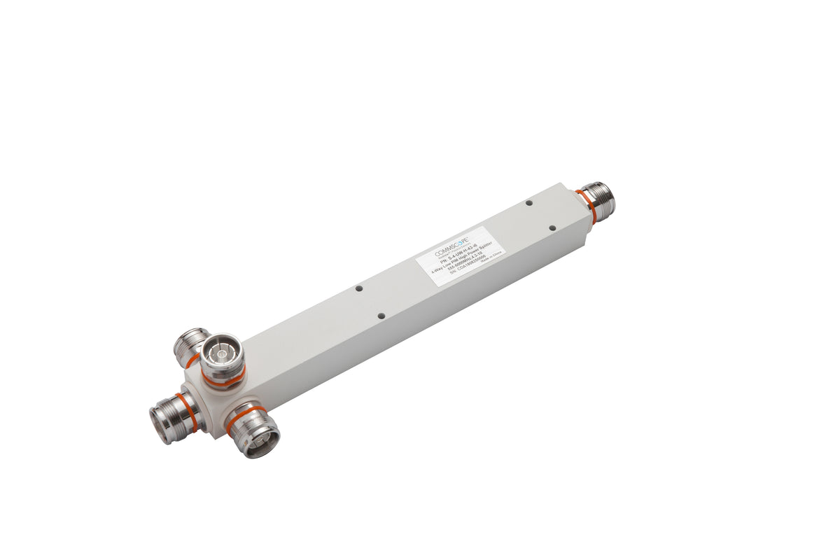 Commscope S-4-UW-H-43-I6 | Ultra Wideband Four-way Low PIM Reactive High Power Splitter, 555–6000 MHz