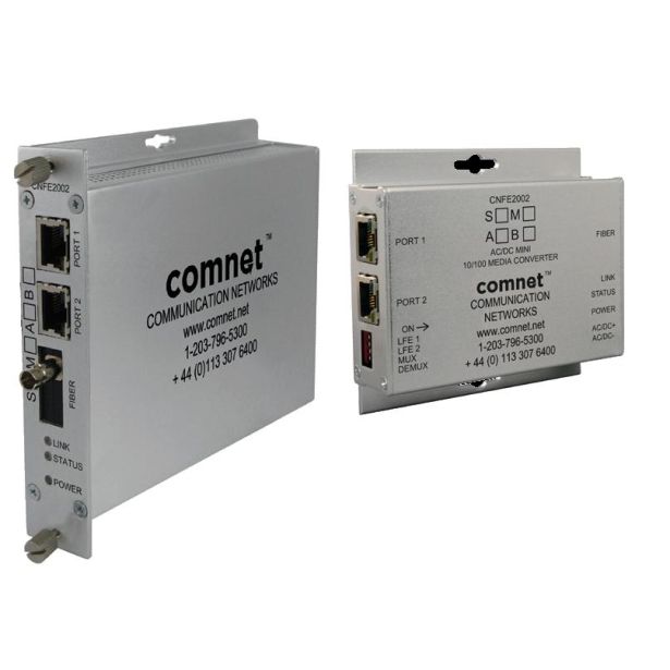 Comnet CNFE2004M1A | 2 Channel 10/100 Mbps Ethernet 1310/1550nm