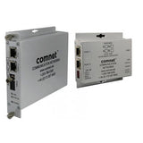 Comnet CNFE2004M1APoE/M | 2 Channel 10/100 Mbps Ethernet 1310/1550nm, 30 W PoE+, A Side