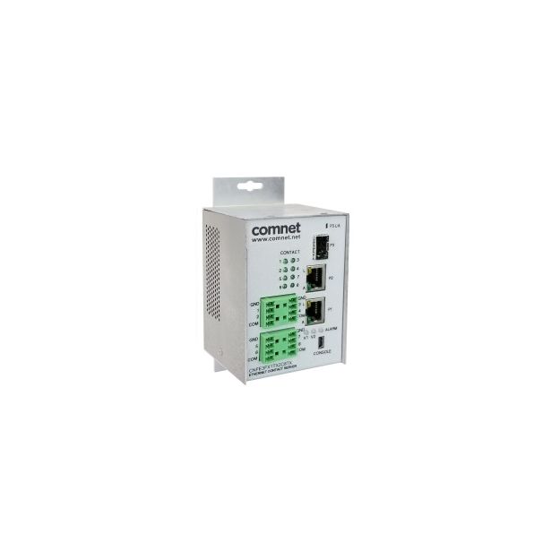 Comnet CNFE3FX1TX2C8RX/M | Industrially Hardened 10/100 Mbps 3 Port Intelligent Ethernet Switch