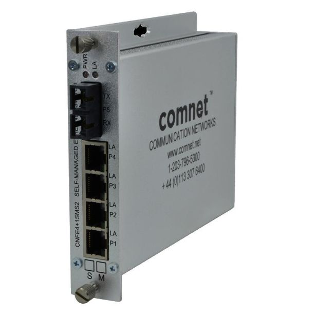 Comnet CNFE4+1SMSS2 | 5-Port Self-Managed Switch (SM)
