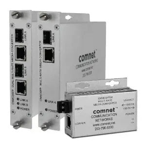 Comnet CNMCSFPPOE | 10/100/1000 Mbps Ethernet Media Converters with 30W PoE+