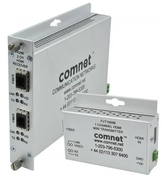 Comnet FVR2MI | HDTMI Digital Interface Multimode Fiber Link with HDCP / EDID / CeC