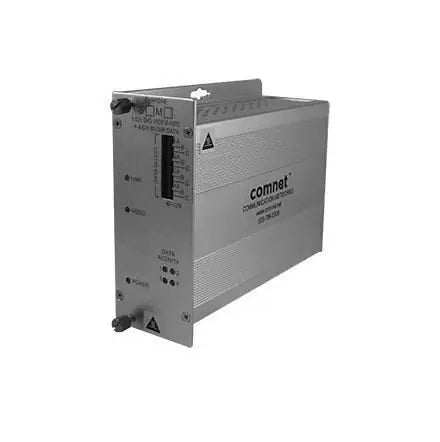 Comnet FVT1014S1 | Digitally Encoded Video Transmitter + 4 Bi-directional Data Channels, Singlemode, 1 Fiber