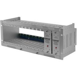 Comnet C2US | 19" Rack Mount Card Cage with Redundant Power Supply, US AC Power Cord