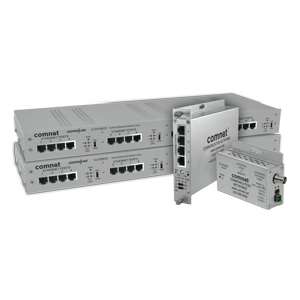 Comnet CLFE1EOC | 1 Port Ethernet-Over-Coax Extender, Local/Remote Configurable, 1 Channel, Small Size