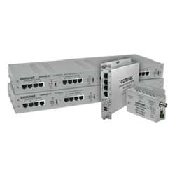 Comnet CLFE4EOC | 4 Port Ethernet-Over-Coax Extender, Local/Remote Configurable, 4 Channels, ComFit