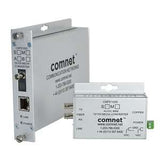 Comnet CNFE1003MAC2-M | 10/100Mbps Ethernet Electrical to Optical Media Converter, Mini, AC/DC, 1310nm, SC Connector, 2 Fibers, Multimode