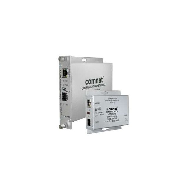 Comnet CNFE2MCPOEM | Mini 10/100 Mbps Ethernet Media Converter with PoE