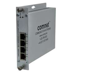 Comnet CNFE4SMS | 4-Port 10/100 Mbps Ethernet Self-Managed Switch 4TX, Up to 100m