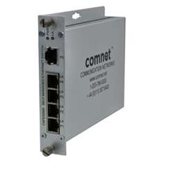 Comnet CNFE5SMS | 5-Port 10/100 Mbps Ethernet Self-Managed Switch, Up to 100m
